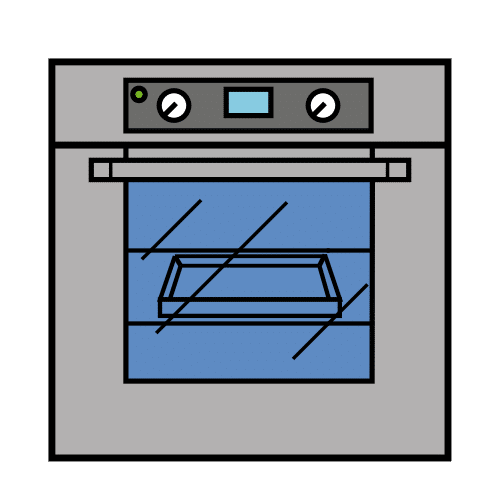 Pictograma de horno para niños con TEA
