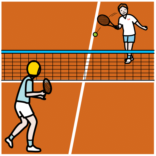 Pictograma de tenis para niños con autismo y TEA