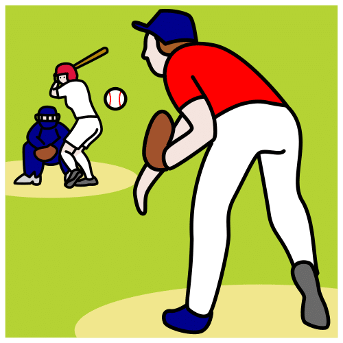 Pictograma de béisbol para niños con autismo y TEA