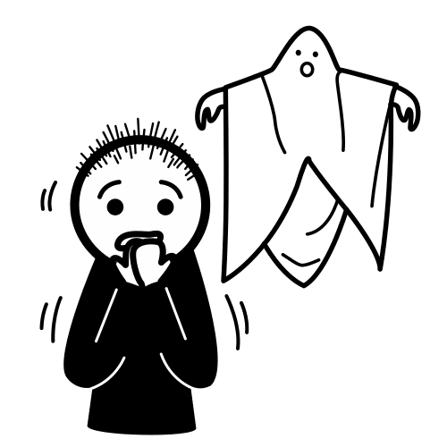 Pictograma de miedo para niños con autismo y TEA