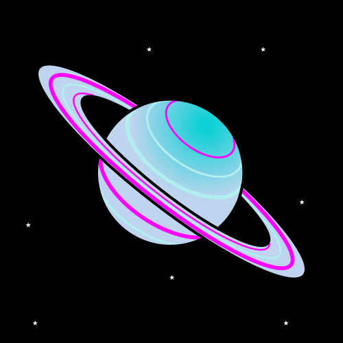 Pictograma de Saturno para niños con TEA