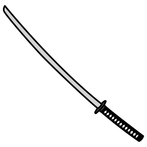 Pictograma de katana para niños con TEA