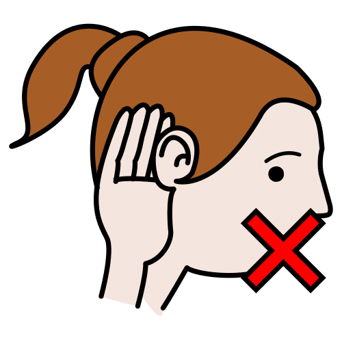 Pictograma de muda para niños con autismo y TEA