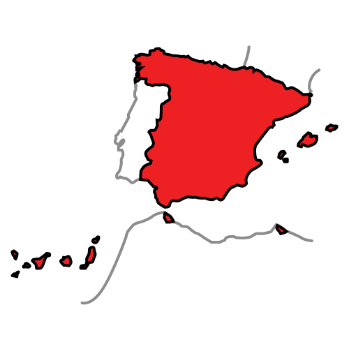 Pictograma de España para niños con autismo y TEA