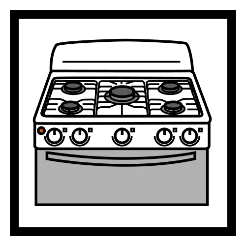 Pictograma de cocina para niños con TEA