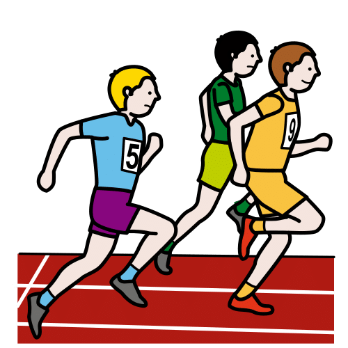 Pictograma de carrera para niños con TEA