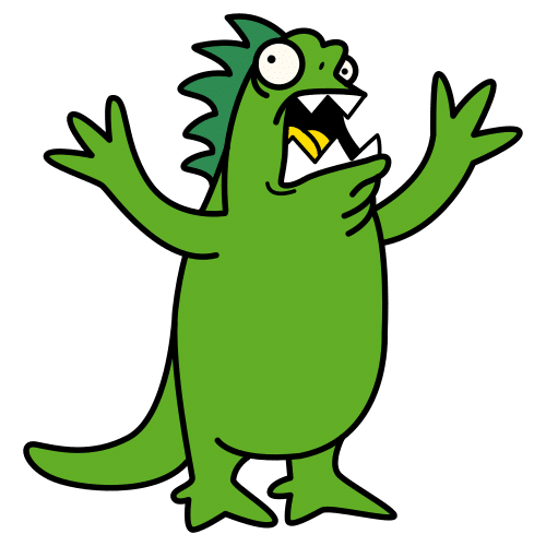 Pictograma de monstruo para niños con TEA