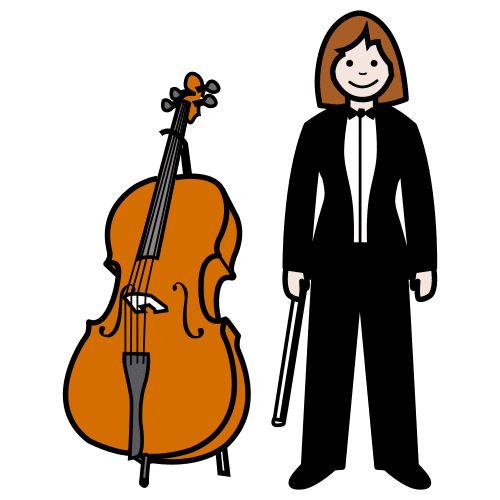 Pictograma de música para niños con autismo y TEA