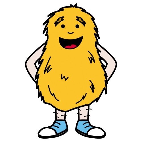 Pictograma de peludo para niños con autismo y TEA