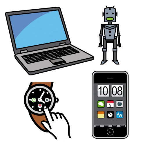Pictograma de tecnología para niños con autismo y TEA