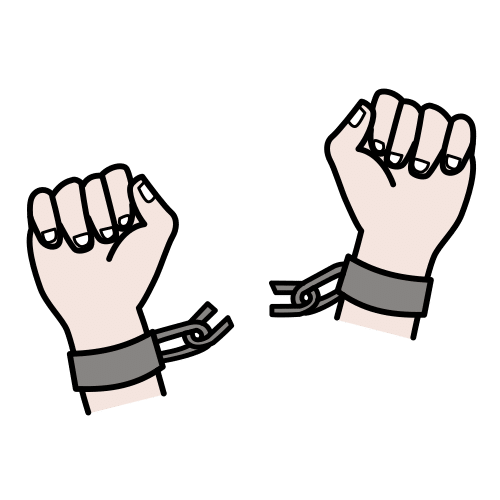 Pictograma de libertad para niños con TEA