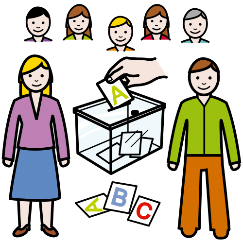 Pictograma de elecciones para niños con TEA