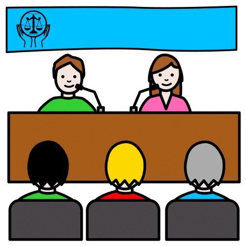 Pictograma de convención para niños con TEA