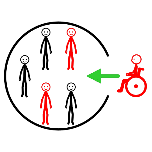 Pictograma de incluir para niños con TEA
