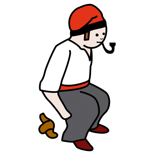 Pictograma de caganer para niños con TEA