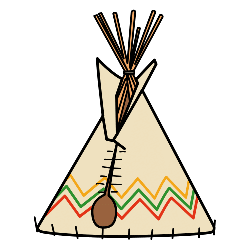 Pictograma de tipi para niños con autismo y TEA