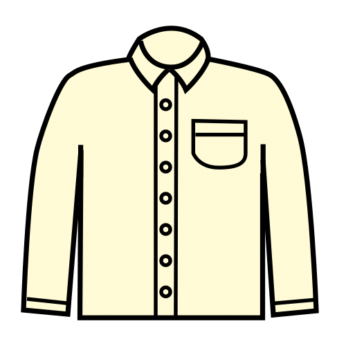 Pictograma de camisa para niños con autismo y TEA