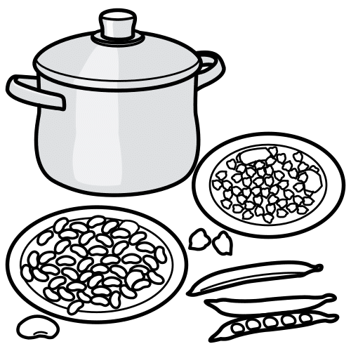 Pictograma de cocido para niños con TEA
