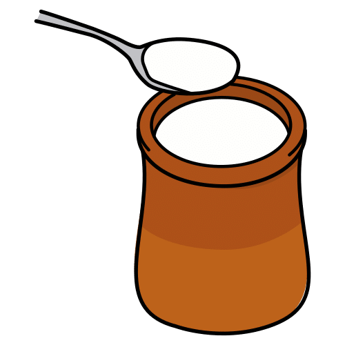 Pictograma de cuajada para niños con TEA