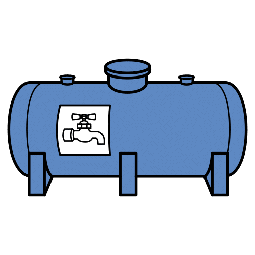 Pictograma de tanque para niños con autismo y TEA