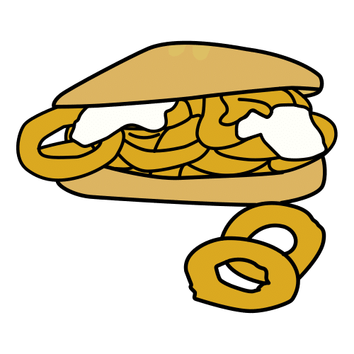 Pictograma de bocadillo para niños con autismo y TEA