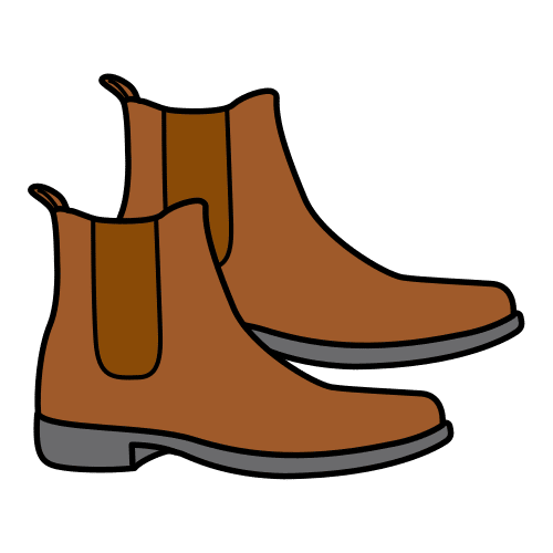 Pictograma de botines para niños con autismo y TEA
