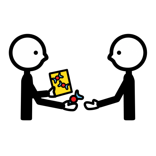 Pictograma de compartir para niños con autismo y TEA