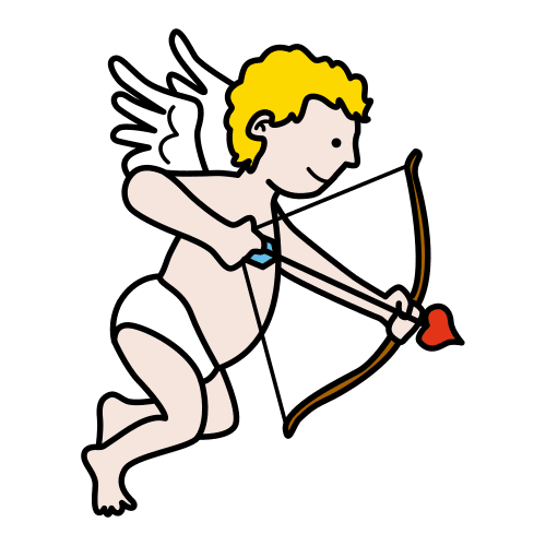 Pictograma de Cupido para niños con TEA
