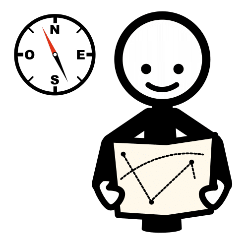 Pictograma de orientarse para niños con TEA