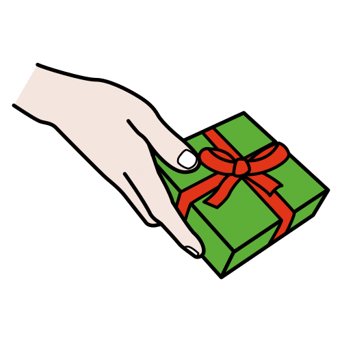 Pictograma de regalar para niños con autismo y TEA