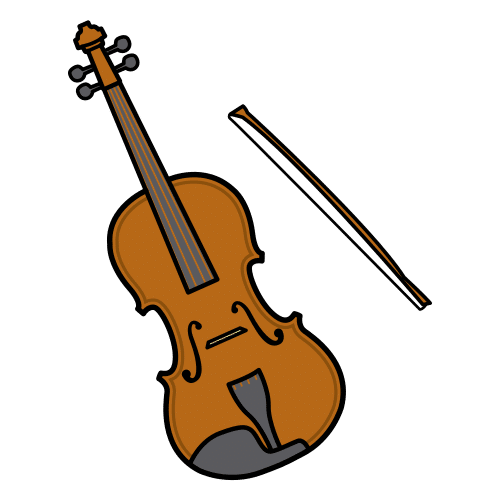 Pictograma de viola para niños con TEA