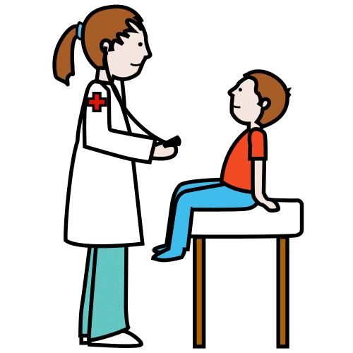 Pictograma de examinar para niños con TEA
