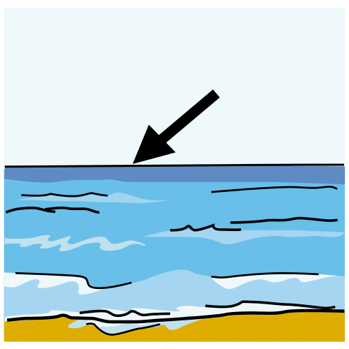 Pictograma de horizonte para niños con TEA