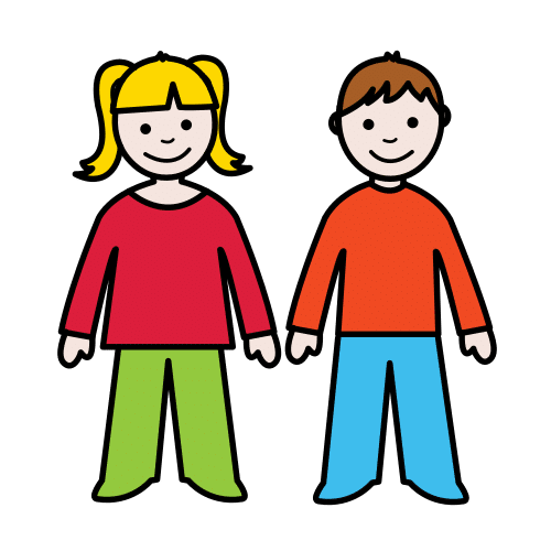 Pictograma de niñez para niños con TEA
