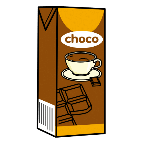 Pictograma de chocolate a la taza para niños con autismo y TEA