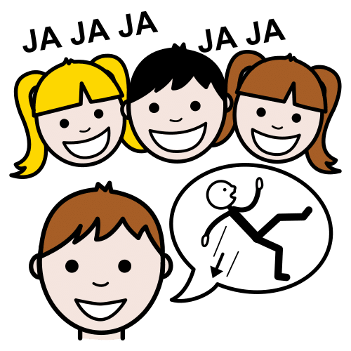Pictograma de chiste para niños con autismo y TEA