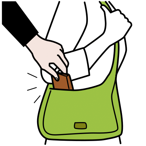 Pictograma de robar para niños con TEA