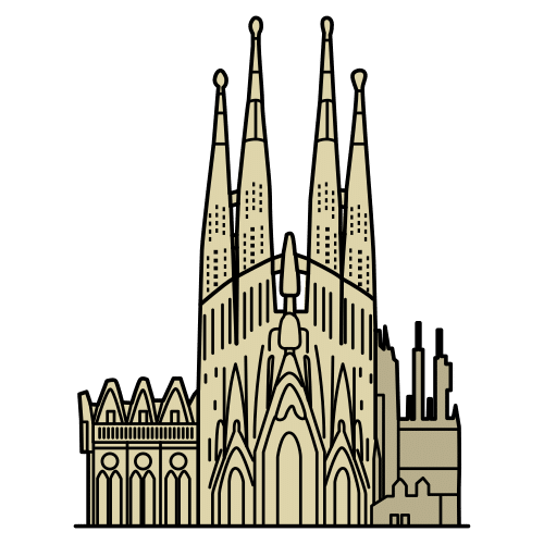 Pictograma de La Sagrada Familia para niños con autismo y TEA