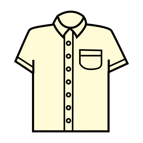 Pictograma de camisa para niños con autismo y TEA