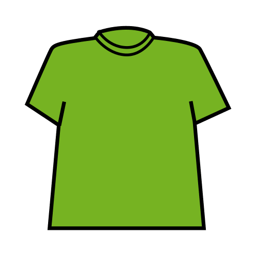 Pictograma de camiseta para niños con TEA