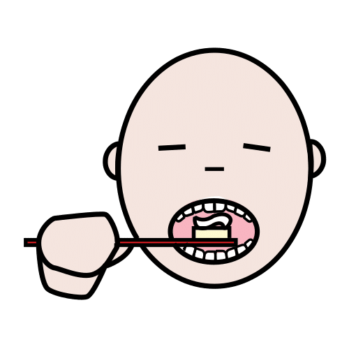 Pictograma de cepillar los dientes para niños con autismo y TEA