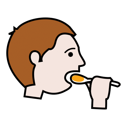 Pictograma de comer para niños con TEA