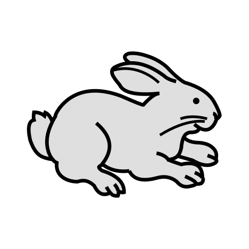 Pictograma de conejo para niños con TEA