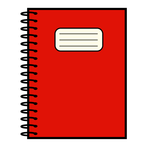Pictograma de cuaderno para niños con autismo y TEA