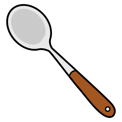 Pictograma de cucharón para niños con TEA