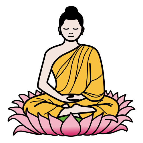Pictograma de Buda para niños con TEA