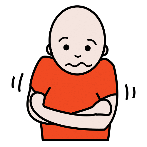 Pictograma de friolero para niños con autismo y TEA