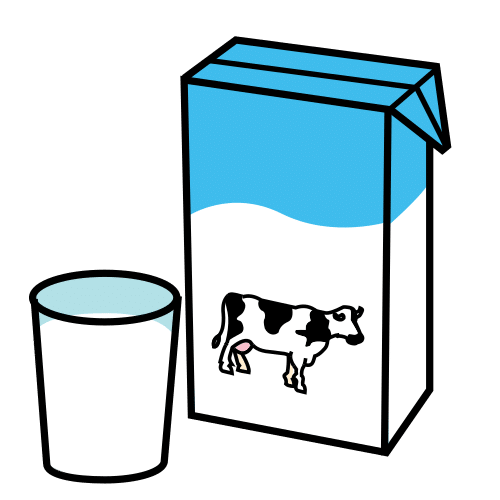 Pictograma de leche para niños con TEA