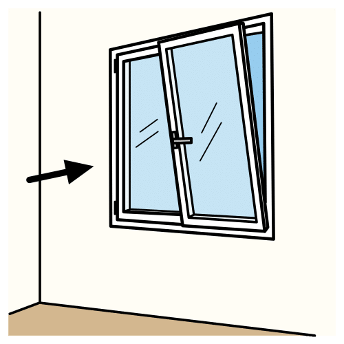 Pictograma de ventana para niños con TEA