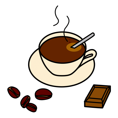 Pictograma de café moca para niños con autismo y TEA